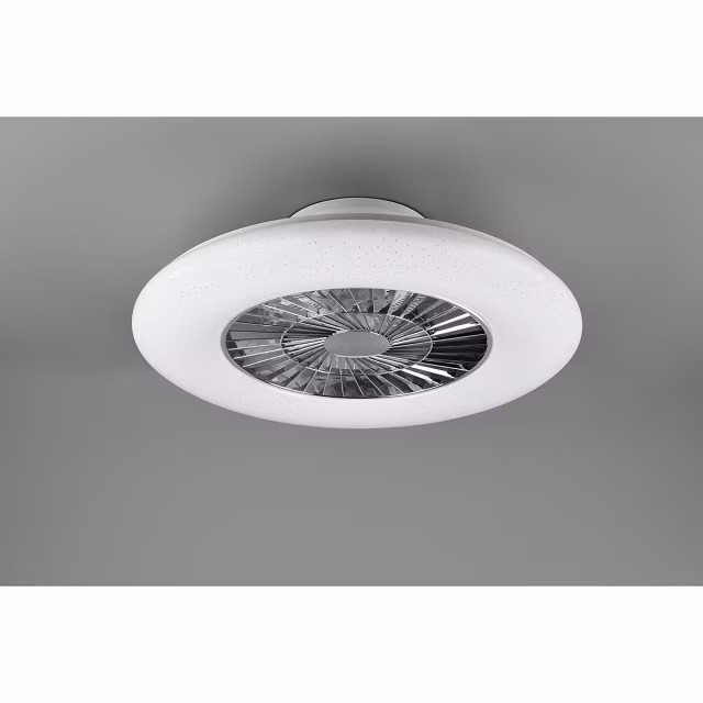 HLW LED LED ceiling fan matte chrome - 40W dimmable, 4000lm HLW LED LED ceiling fan matte chrome - 40W dimmable, 4000lm