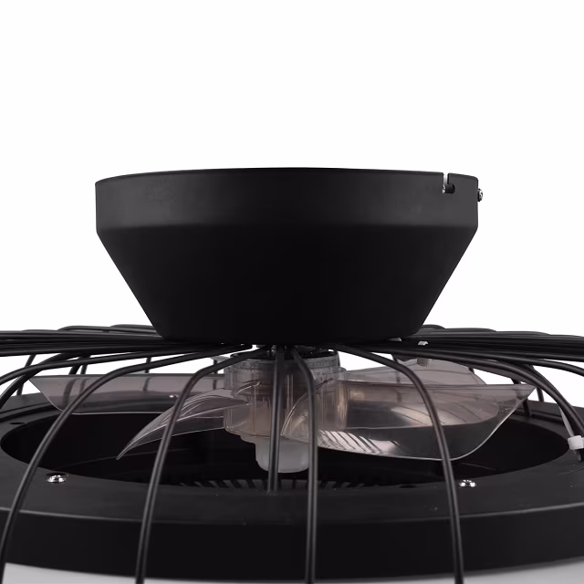 HLW LED Dimmable 30W LED ceiling fan - matte black, WiZ HLW LED Dimmable 30W LED ceiling fan - matte black, WiZ