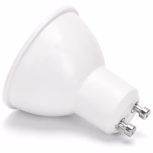 HLW LED Energy-efficient 9W LED spotlight - White plastic spotlight with RGB and Smart Home