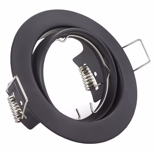 mat zwarte dimbare GU10 LED inbouwspot 4W 350 lumen neutraal wit licht 4000K mat zwarte dimbare GU10 LED inbouwspot 4W 350 lumen neutraal wit licht 4000K