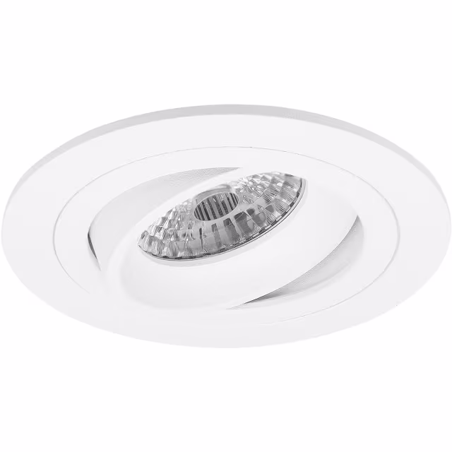 Ronde dimbare GU10 inbouwspot met warm wit licht 2200–2700K en 270 lumen, 3.7 watt Ronde dimbare GU10 inbouwspot met warm wit licht 2200–2700K en 270 lumen, 3.7 watt