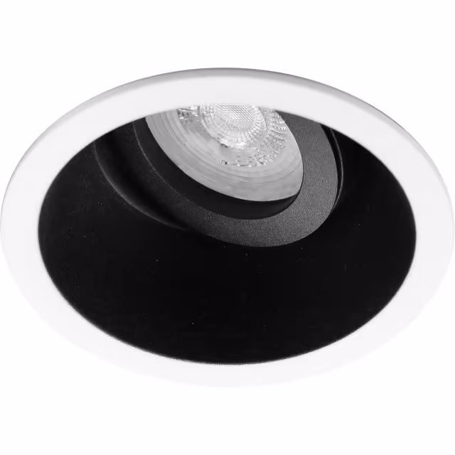 kantelbare ronde LED inbouwspot 4.6W warm wit licht 2700K met 355 lumen kantelbare ronde LED inbouwspot 4.6W warm wit licht 2700K met 355 lumen
