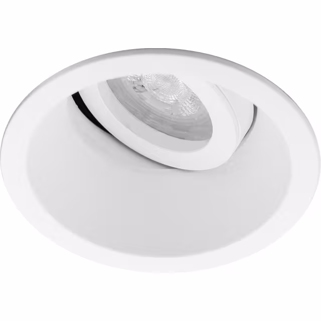 Ronde mat witte inbouwspot 4W dimbaar met neutraal wit licht 4000K en 350 lumen Ronde mat witte inbouwspot 4W dimbaar met neutraal wit licht 4000K en 350 lumen