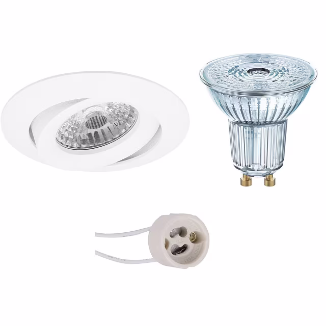 LED inbouwspot GU10 dimbaar 3,4W 4000K kantelbaar Lichtbronnen LED inbouwspot GU10 dimbaar 3,4W 4000K kantelbaar Lichtbronnen