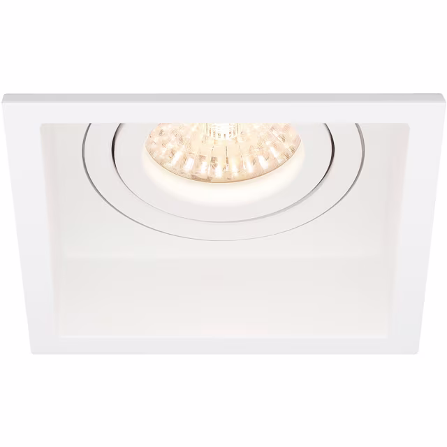 HLW LED Pragmi Domy 3W LED Spot - Dimbare Vierkante Kantelbare Inbouwspot Mat Wit HLW LED Pragmi Domy 3W LED Spot - Dimbare Vierkante Kantelbare Inbouwspot Mat Wit