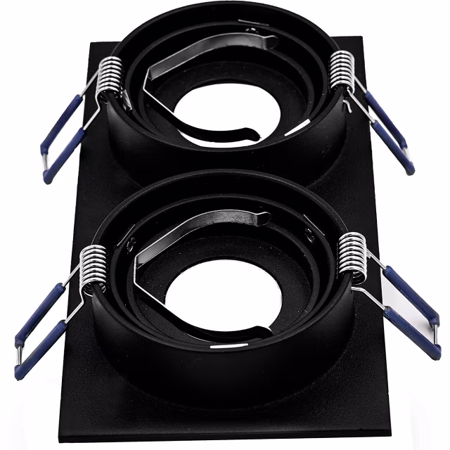 HLW LED LED Spot Set - Matte Black Tiltable Dimmable Recessed Spotlight 3W LED GU10 HLW LED LED Spot Set - Matte Black Tiltable Dimmable Recessed Spotlight 3W LED GU10