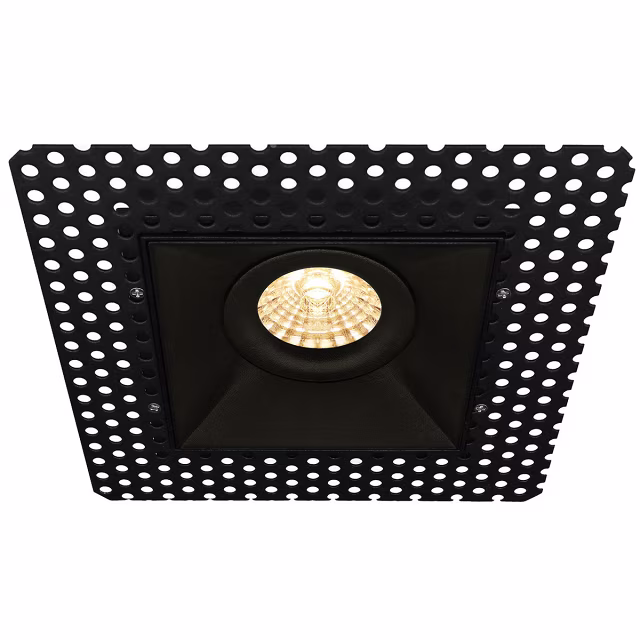 HLW LED 9W LED Tiltable Recessed Spotlight Set - Matte Black Square Dimmable Spotlight HLW LED 9W LED Tiltable Recessed Spotlight Set - Matte Black Square Dimmable Spotlight