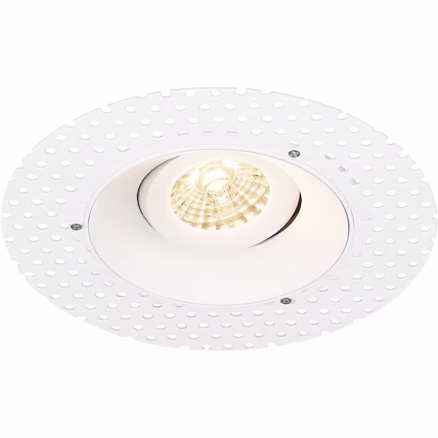 HLW LED Kantelbare Ronde LED Spot 5W Inbouwspot - Mat Wit, Trimless & Energiezuinig