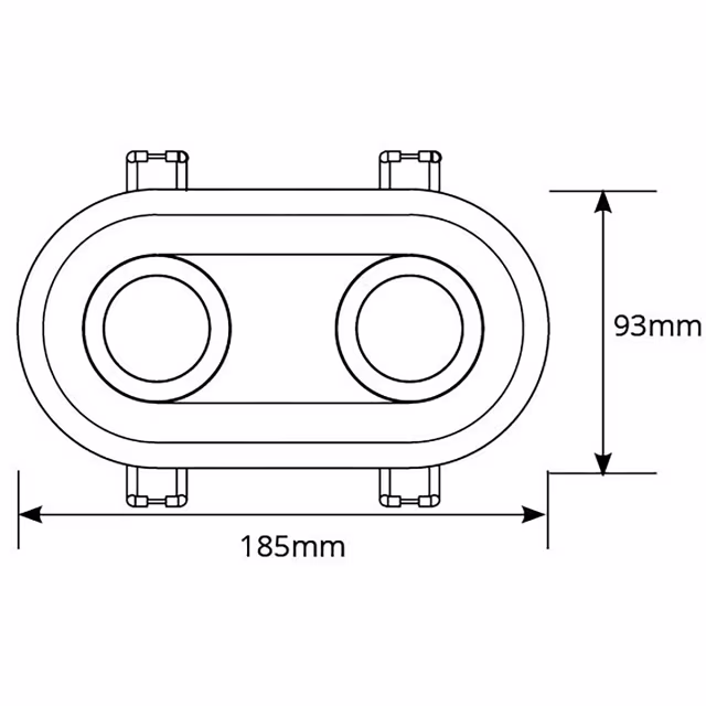 HLW LED LED Spot Set 3W - Tiltable, Dimmable Recessed Spotlight Matte Black GU10 HLW LED LED Spot Set 3W - Tiltable, Dimmable Recessed Spotlight Matte Black GU10