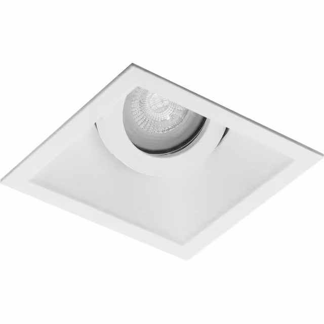 Kantelbare vierkante LED inbouwspot GU10 3.5W 275 lumen neutraal wit licht 4000K