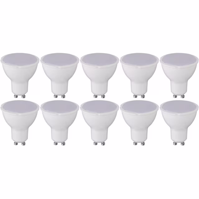 LED GU10 10-pack 4W 320lm 3000K Warmwit Lichtbronnen LED GU10 10-pack 4W 320lm 3000K Warmwit Lichtbronnen