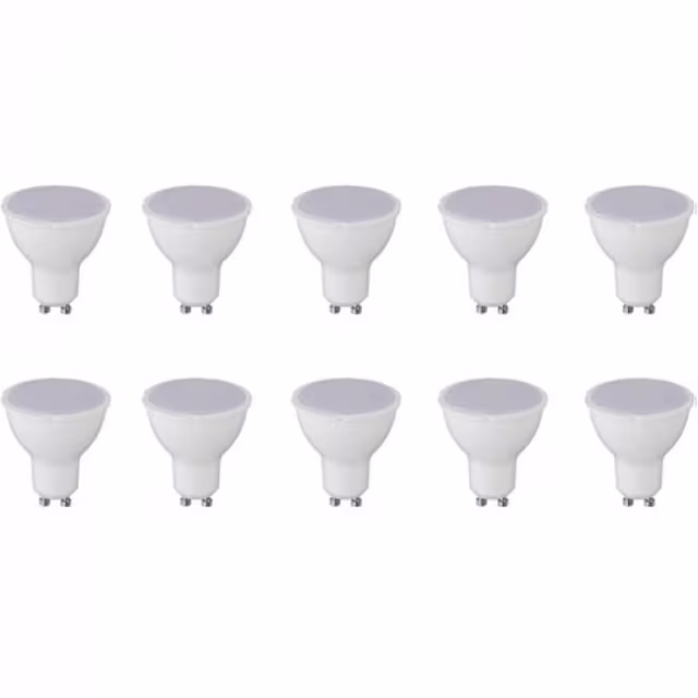 LED Spot GU10 8W 10-pack — 630 lm 6400K Lichtbronnen LED Spot GU10 8W 10-pack — 630 lm 6400K Lichtbronnen