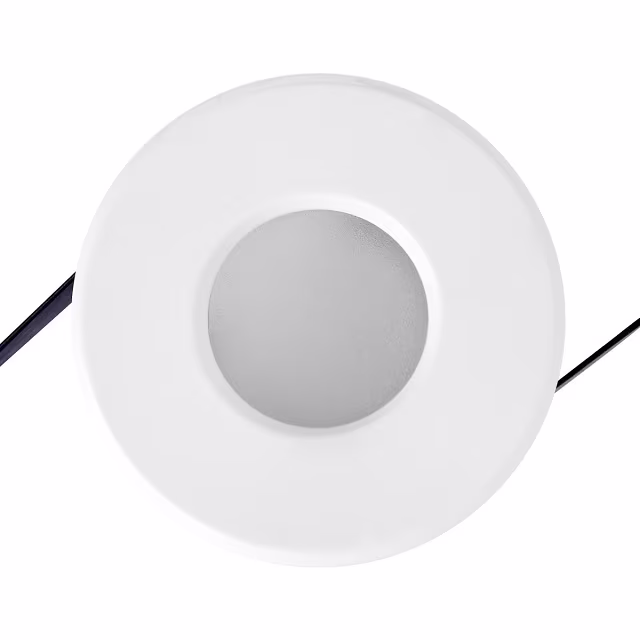Mat witte ronde LED inbouwspot GU10 4W dimbaar met 4000K neutraal wit licht en IP65 bescherming Mat witte ronde LED inbouwspot GU10 4W dimbaar met 4000K neutraal wit licht en IP65 bescherming