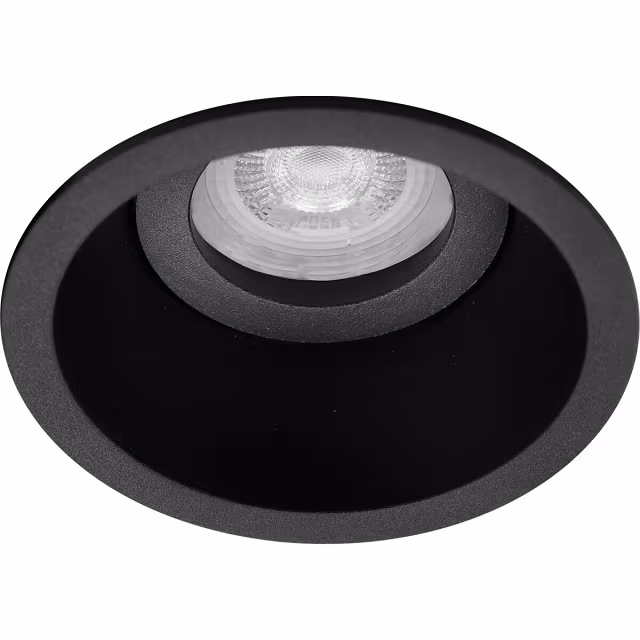 HLW LED Pragmi Zano Pro 4W LED Spot Set - Tiltable Round Recessed Spot Light Matte Black, Bright Cool White HLW LED Pragmi Zano Pro 4W LED Spot Set - Tiltable Round Recessed Spot Light Matte Black, Bright Cool White