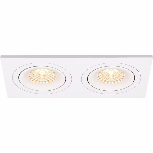 HLW LED LED Spot Set - Matte White Adjustable Dimmable 4W LED Recessed Spotlight GU10 HLW LED LED Spot Set - Matte White Adjustable Dimmable 4W LED Recessed Spotlight GU10