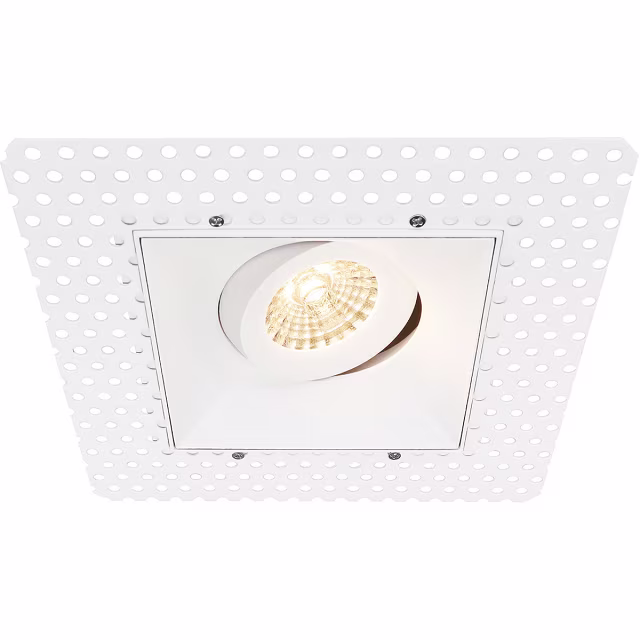 HLW LED LED Spot Set 4W - Kantelbare Inbouw Vierkante Spot Mat Wit, Warm Wit 3000K HLW LED LED Spot Set 4W - Kantelbare Inbouw Vierkante Spot Mat Wit, Warm Wit 3000K
