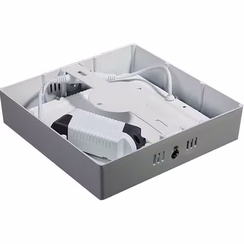 HLW LED LED Downlight - Opbouw Vierkant 18W - Helder/Koud Wit 6400K - Mat Wit Aluminium - 225mm HLW LED LED Downlight - Opbouw Vierkant 18W - Helder/Koud Wit 6400K - Mat Wit Aluminium - 225mm