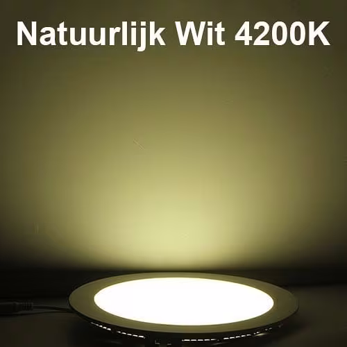 HLW LED LED Downlight - Surface Mounted Round 18W - Natural White 4200K - Matte White Aluminum - Ø225mm HLW LED LED Downlight - Surface Mounted Round 18W - Natural White 4200K - Matte White Aluminum - Ø225mm