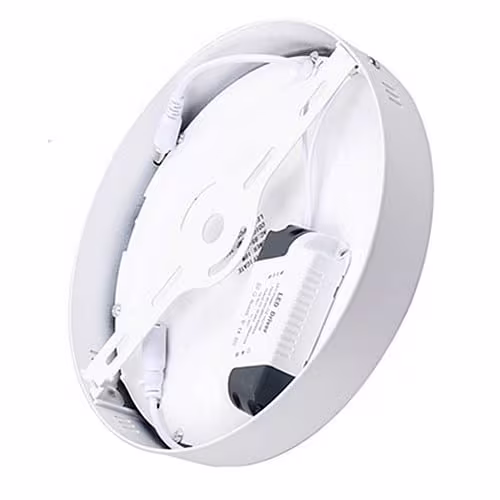 HLW LED LED Downlight - Opbouw Rond 12W - Natuurlijk Wit 4200K - Mat Wit Aluminium - Ø160mm HLW LED LED Downlight - Opbouw Rond 12W - Natuurlijk Wit 4200K - Mat Wit Aluminium - Ø160mm