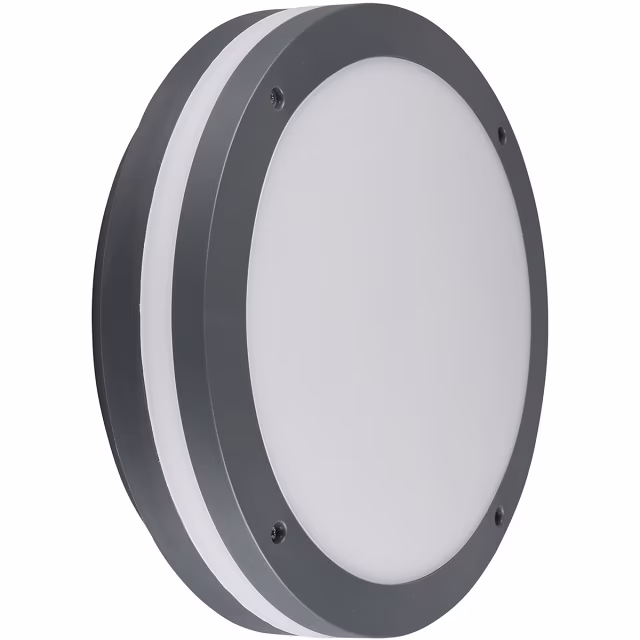 HLW LED LED Plafondlamp - Trion Keraly - Opbouw Rond - Bewegingssensor - Waterdicht - 12W - Mat Antraciet - Kunststof HLW LED LED Plafondlamp - Trion Keraly - Opbouw Rond - Bewegingssensor - Waterdicht - 12W - Mat Antraciet - Kunststof