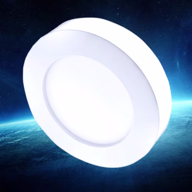 HLW LED LED Downlight Slim Pro - Aigi Strilo - Surface Mounted Round 6W - Bright/Cool White 6000K - Matt White - Plastic HLW LED LED Downlight Slim Pro - Aigi Strilo - Surface Mounted Round 6W - Bright/Cool White 6000K - Matt White - Plastic