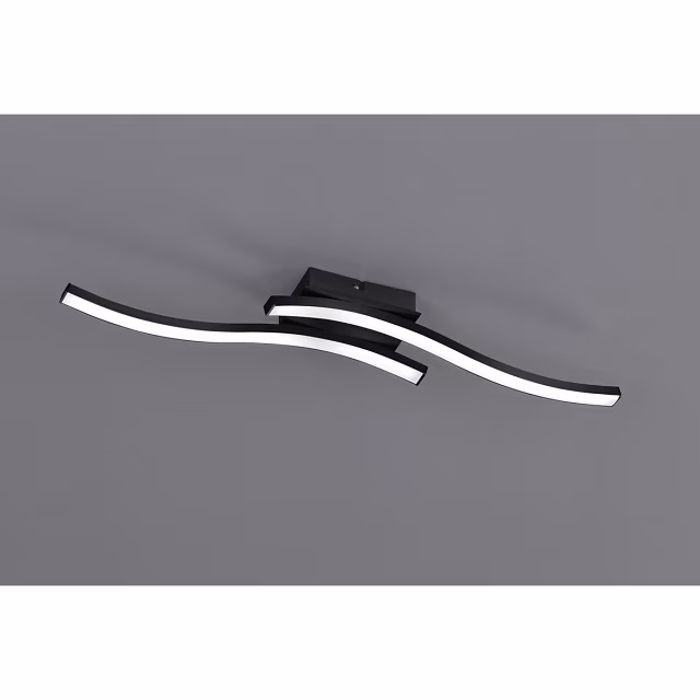 ronde mat zwarte LED plafondlamp 10W met warme witte lichtkleur van 3000K en 1000 lumen ronde mat zwarte LED plafondlamp 10W met warme witte lichtkleur van 3000K en 1000 lumen