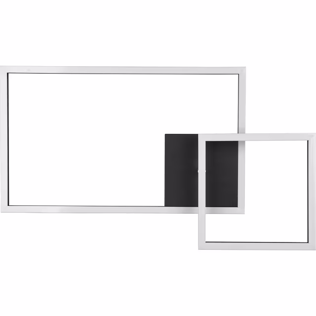 HLW LED LED Ceiling Lamp - Ceiling Lighting - Trion Pado - 25W - Warm White 3000K - Dimmable - Rectangle - Matte Black - Aluminum HLW LED LED Ceiling Lamp - Ceiling Lighting - Trion Pado - 25W - Warm White 3000K - Dimmable - Rectangle - Matte Black - Aluminum