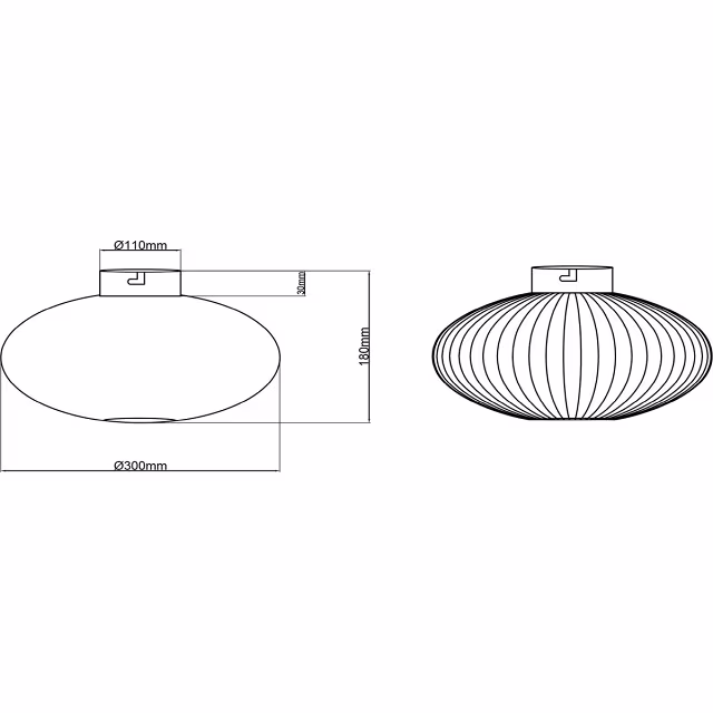 HLW LED LED Plafondlamp - Plafondverlichting - Trion Johy - E27 Fitting - Rond - Industrieel - Mat Zwart - Aluminium - 30cm HLW LED LED Plafondlamp - Plafondverlichting - Trion Johy - E27 Fitting - Rond - Industrieel - Mat Zwart - Aluminium - 30cm