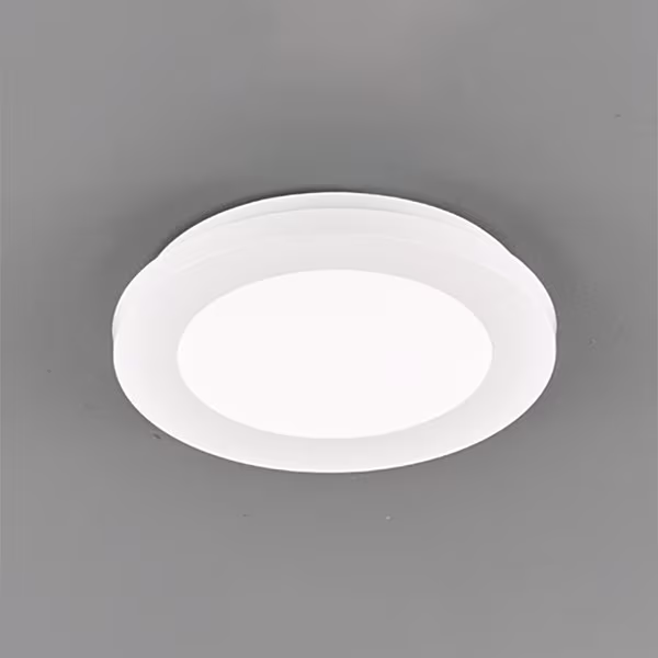 ronde witte LED plafondlamp 9W dimbaar 3000K geschikt voor badkamer IP44 ronde witte LED plafondlamp 9W dimbaar 3000K geschikt voor badkamer IP44