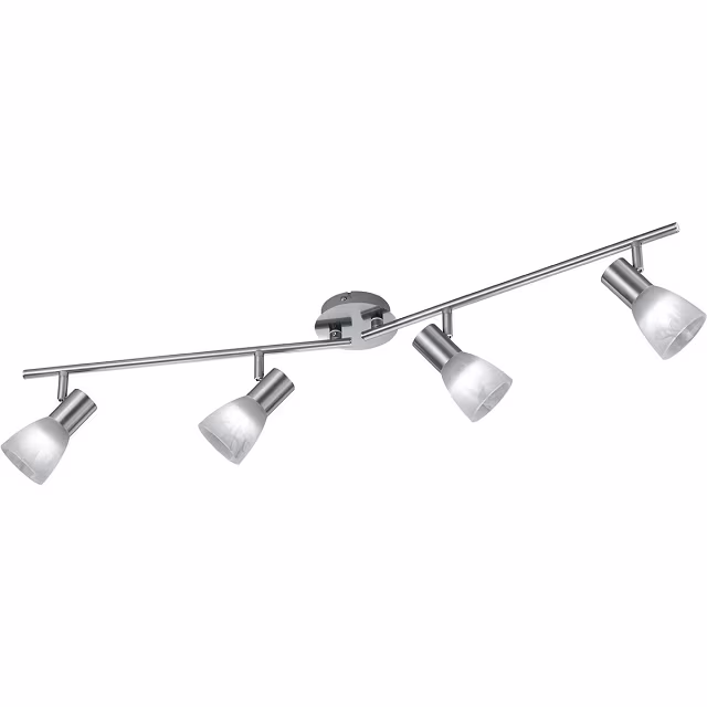LED Plafondspot Trion Vosta 4-lichts Mat Nikkel E14 3000K Binnenverlichting LED Plafondspot Trion Vosta 4-lichts Mat Nikkel E14 3000K Binnenverlichting
