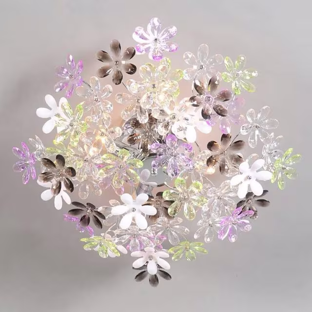 HLW LED LED Plafondlamp - Plafondverlichting - Trion Flowy - E14 Fitting - 4-lichts - Rond - Glans Chroom Aluminium HLW LED LED Plafondlamp - Plafondverlichting - Trion Flowy - E14 Fitting - 4-lichts - Rond - Glans Chroom Aluminium