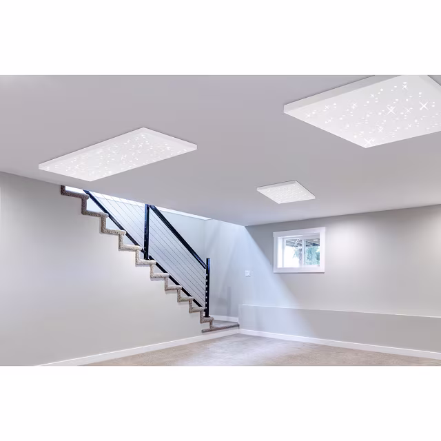 HLW LED LED Plafondlamp - Plafondverlichting - Trion Tarza - 36W - Aanpasbare Kleur - Afstandsbediening - Dimbaar - Vierkant - Mat Wit - Aluminium HLW LED LED Plafondlamp - Plafondverlichting - Trion Tarza - 36W - Aanpasbare Kleur - Afstandsbediening - Dimbaar - Vierkant - Mat Wit - Aluminium