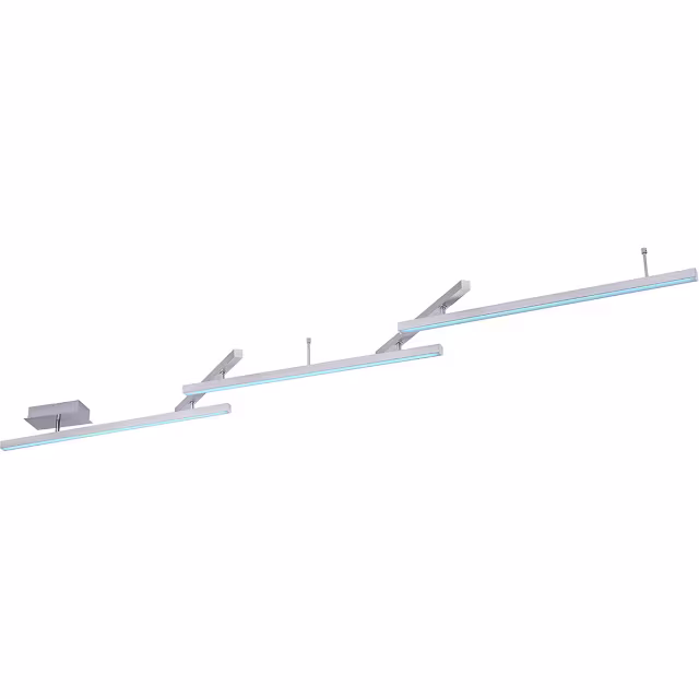 HLW LED LED Plafondlamp WiZ - Smart LED - Trion Melon - 23W - Aanpasbare Kleur - Dimbaar - Afstandsbediening - Rechthoek - Mat Nikkel - Aluminium HLW LED LED Plafondlamp WiZ - Smart LED - Trion Melon - 23W - Aanpasbare Kleur - Dimbaar - Afstandsbediening - Rechthoek - Mat Nikkel - Aluminium