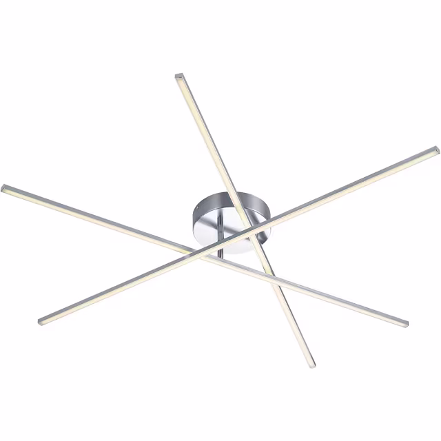 ronde dimbare LED plafondlamp mat nikkel 24W 2850 lumen warm wit licht 3000K ronde dimbare LED plafondlamp mat nikkel 24W 2850 lumen warm wit licht 3000K