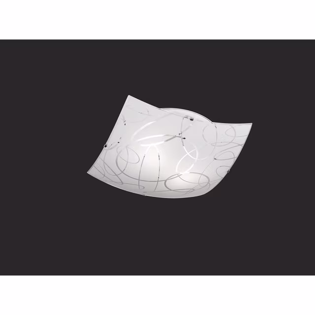 vierkante mat witte plafondlamp met twee E27 fittingen en wit licht tot 40 watt vierkante mat witte plafondlamp met twee E27 fittingen en wit licht tot 40 watt