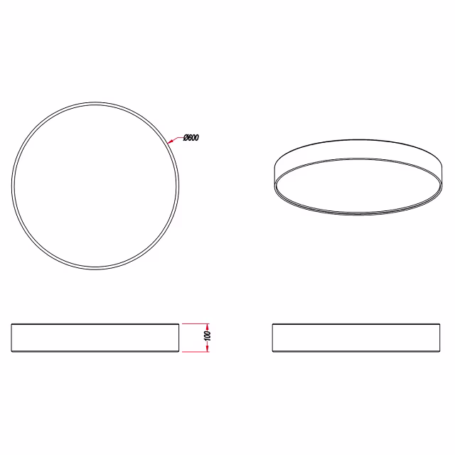 HLW LED LED Ceiling Lamp - Ceiling Lighting - Trion Lanago - 42W - Adjustable Color - Remote Control - Dimmable - Round - Matte White - Textile