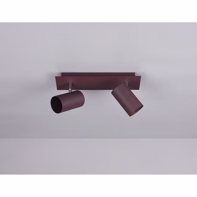 HLW LED LED Plafondspot - Trion Mary - GU10 Fitting - 2-lichts - Rechthoek - Roestkleur - Aluminium HLW LED LED Plafondspot - Trion Mary - GU10 Fitting - 2-lichts - Rechthoek - Roestkleur - Aluminium