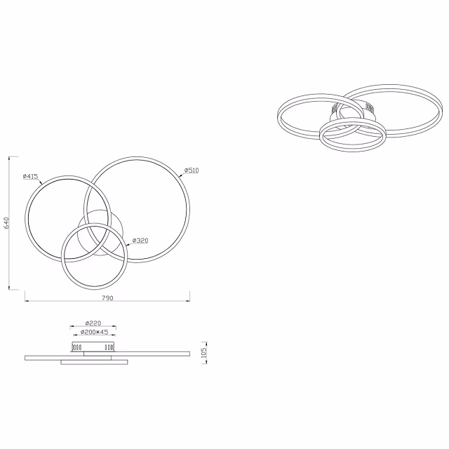 HLW LED LED Plafondlamp WiZ - Smart LED - Plafondverlichting - Trion Noraan - 36W - Aanpasbare Kleur - Afstandsbediening - Dimbaar - Rond - Mat Antraciet - Aluminium HLW LED LED Plafondlamp WiZ - Smart LED - Plafondverlichting - Trion Noraan - 36W - Aanpasbare Kleur - Afstandsbediening - Dimbaar - Rond - Mat Antraciet - Aluminium