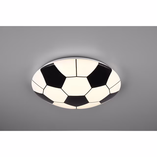 HLW LED LED Ceiling Lamp - Trion Koppie - 12W - Warm White 3000K - Round - Matte White - Plastic