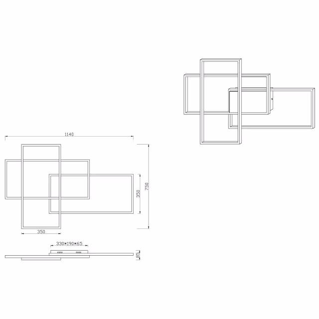 HLW LED LED Plafondlamp WiZ - Smart LED - Plafondverlichting - Trion Tiagi - 40W - Aanpasbare Kleur - RGBW - Afstandsbediening - Dimbaar - Rechthoek - Mat Nikkel - Aluminium HLW LED LED Plafondlamp WiZ - Smart LED - Plafondverlichting - Trion Tiagi - 40W - Aanpasbare Kleur - RGBW - Afstandsbediening - Dimbaar - Rechthoek - Mat Nikkel - Aluminium