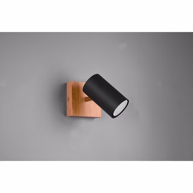 HLW LED LED Ceiling Spotlight - Trion Milona - GU10 Fitting - 1-light - Round - Matte Black - Aluminum HLW LED LED Ceiling Spotlight - Trion Milona - GU10 Fitting - 1-light - Round - Matte Black - Aluminum