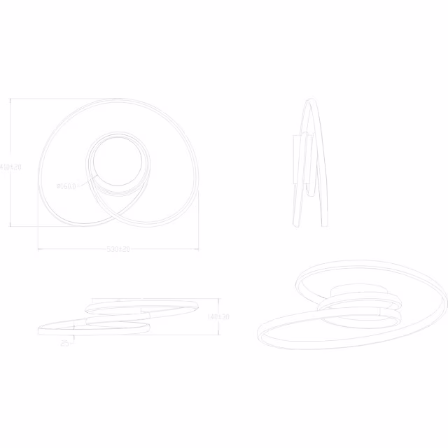 HLW LED LED Plafondlamp - Plafondverlichting - Trion Sonso - 18.5W - Warm Wit 3000K - Dimbaar - Rond - Mat Nikkel - Aluminium HLW LED LED Plafondlamp - Plafondverlichting - Trion Sonso - 18.5W - Warm Wit 3000K - Dimbaar - Rond - Mat Nikkel - Aluminium