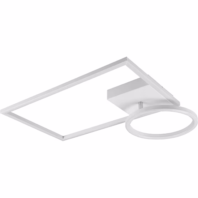 HLW LED LED Plafondlamp - Plafondverlichting - Trion Viyona - 24W - Natuurlijk Wit 4000K - Dimbaar - Rechthoek - Mat Wit - Aluminium HLW LED LED Plafondlamp - Plafondverlichting - Trion Viyona - 24W - Natuurlijk Wit 4000K - Dimbaar - Rechthoek - Mat Wit - Aluminium