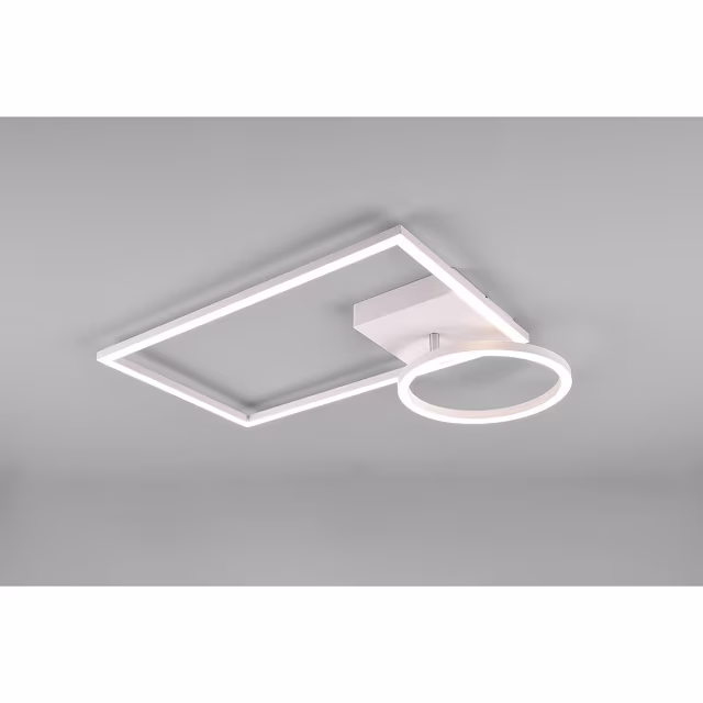 HLW LED LED Plafondlamp - Plafondverlichting - Trion Viyona - 24W - Natuurlijk Wit 4000K - Dimbaar - Rechthoek - Mat Wit - Aluminium HLW LED LED Plafondlamp - Plafondverlichting - Trion Viyona - 24W - Natuurlijk Wit 4000K - Dimbaar - Rechthoek - Mat Wit - Aluminium