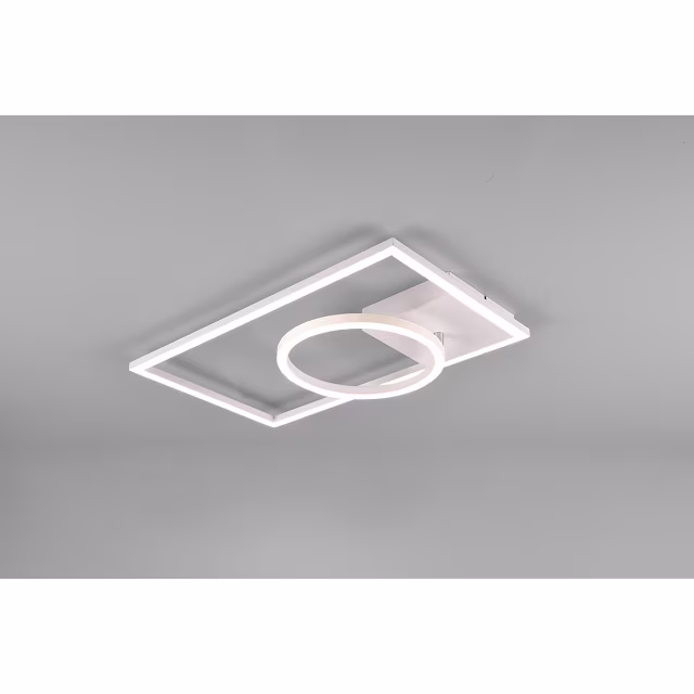 HLW LED LED Plafondlamp - Plafondverlichting - Trion Viyona - 24W - Natuurlijk Wit 4000K - Dimbaar - Rechthoek - Mat Wit - Aluminium HLW LED LED Plafondlamp - Plafondverlichting - Trion Viyona - 24W - Natuurlijk Wit 4000K - Dimbaar - Rechthoek - Mat Wit - Aluminium