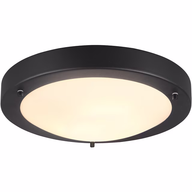 Trion Condi LED Plafondlamp Ø310mm IP44 E27 Mat Zwart Verlichting per ruimte Trion Condi LED Plafondlamp Ø310mm IP44 E27 Mat Zwart Verlichting per ruimte