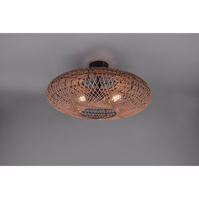 HLW LED LED Plafondlamp - Plafondverlichting - Trion Hetra - E27 Fitting - 2-lichts - Rond - Mat Zwart - Aluminium HLW LED LED Plafondlamp - Plafondverlichting - Trion Hetra - E27 Fitting - 2-lichts - Rond - Mat Zwart - Aluminium