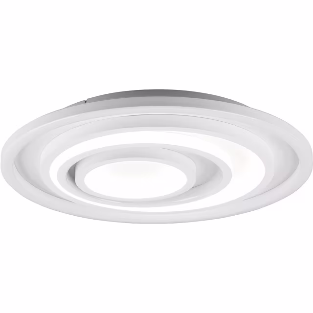 HLW LED LED Ceiling Light - Ceiling Lighting - Trion Kamaro - 40W - Dimmable - Adjustable Color - Remote Control - Round - Matte White - Aluminum HLW LED LED Ceiling Light - Ceiling Lighting - Trion Kamaro - 40W - Dimmable - Adjustable Color - Remote Control - Round - Matte White - Aluminum