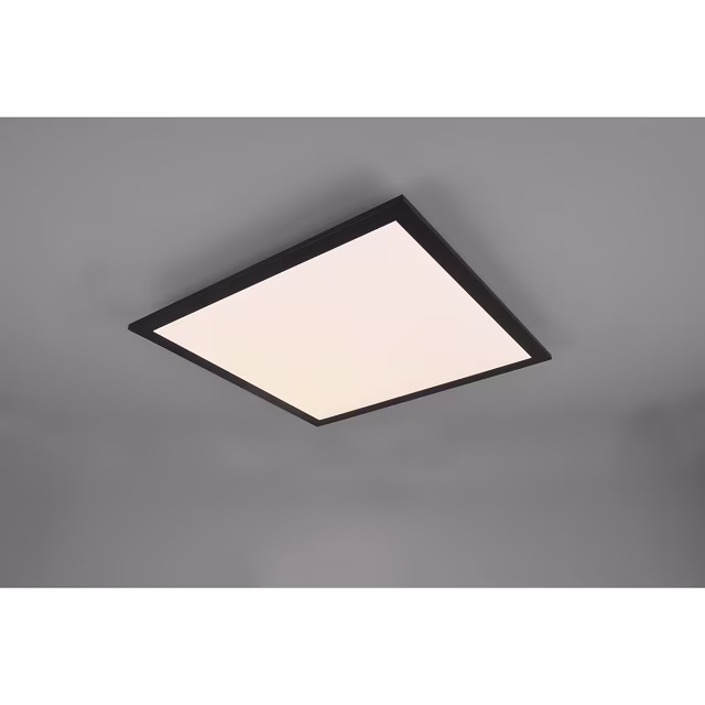 HLW LED LED Ceiling Lamp - Ceiling Lighting - Trion Alina - 18W - Warm White 3000K - Matte Black - Aluminum - 45cm HLW LED LED Ceiling Lamp - Ceiling Lighting - Trion Alina - 18W - Warm White 3000K - Matte Black - Aluminum - 45cm