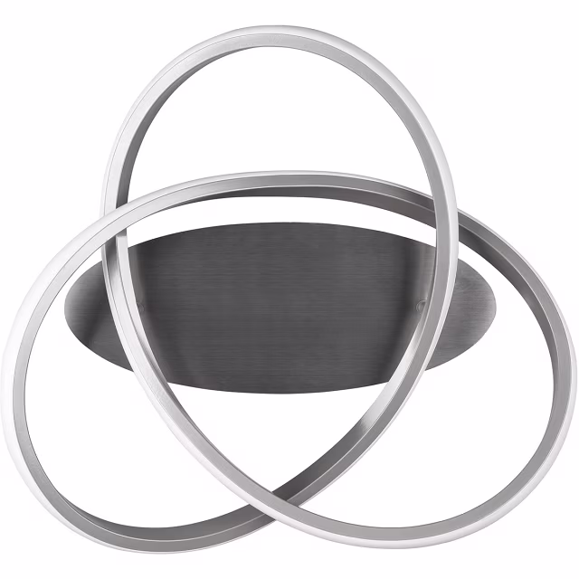 HLW LED LED Plafondlamp - Plafondverlichting - Trion Corcy - 18W - Natuurlijk Wit 4000K - Dimbaar - Rond - Mat Nikkel - Aluminium HLW LED LED Plafondlamp - Plafondverlichting - Trion Corcy - 18W - Natuurlijk Wit 4000K - Dimbaar - Rond - Mat Nikkel - Aluminium